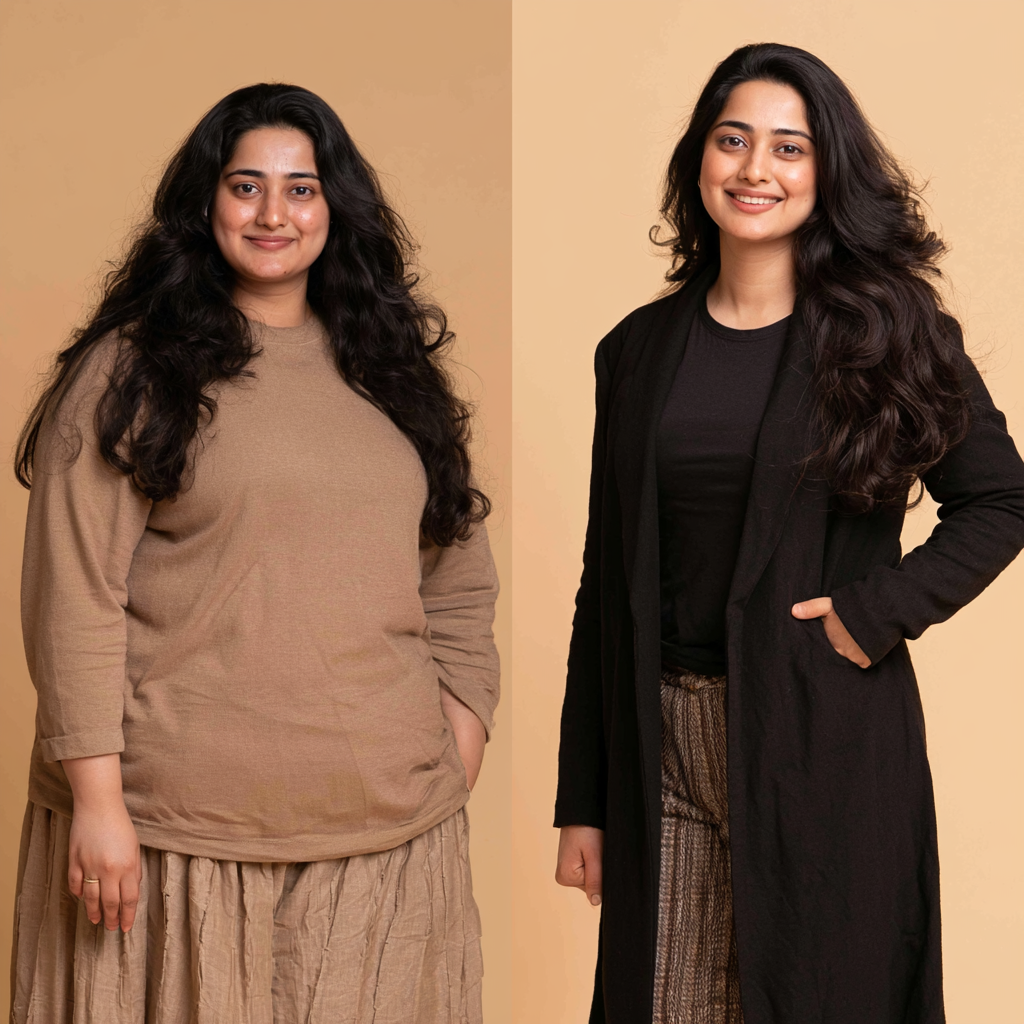 Ananya Rao before and after SuperSlim