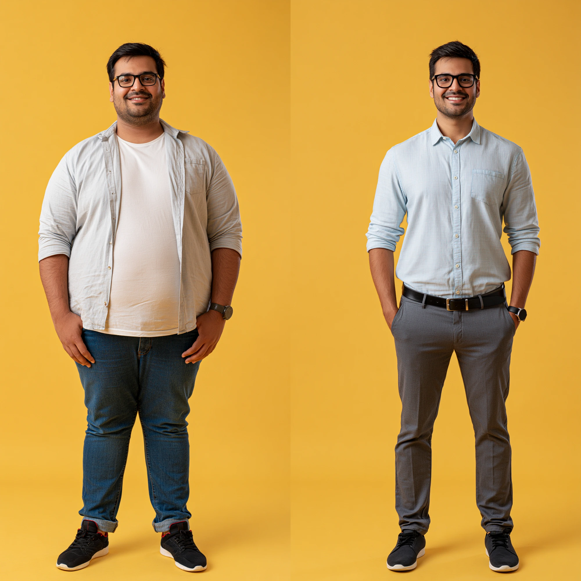 Arjun Mehta before and after SuperSlim